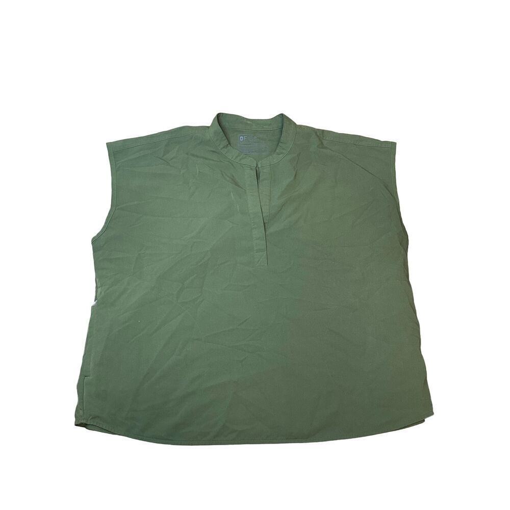 Figs‎ Rafaela Oversized Scrub Top in Dark Olive